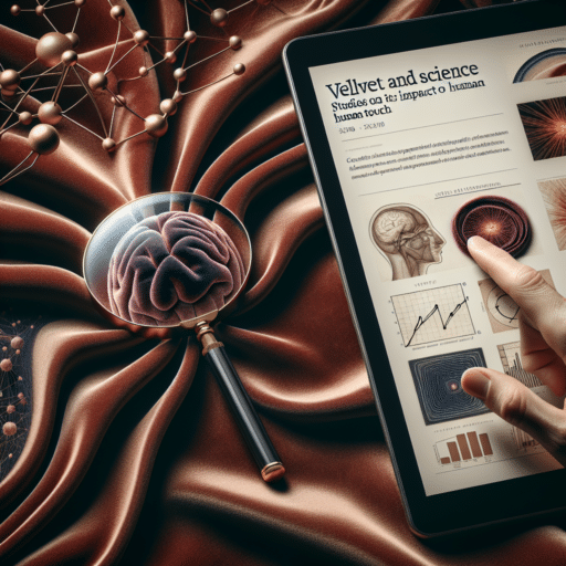 Terciopelo y ciencia estudios sobre su impacto en el tacto humano.