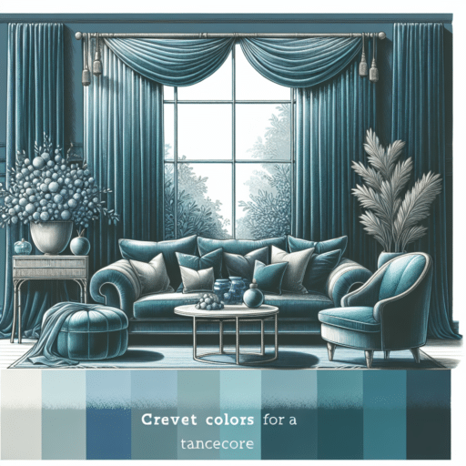 Colores de Terciopelo para una Decoración Tranquila