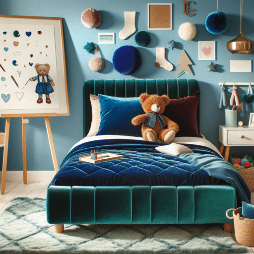 Cómo Incorporar Terciopelo en la Ropa de Cama de los Niños