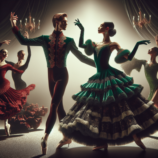 Terciopelo en la Danza Vestuario que Deslumbra
