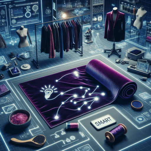 Terciopelo y ciencia aplicaciones en textiles inteligentes y tecnológicos.