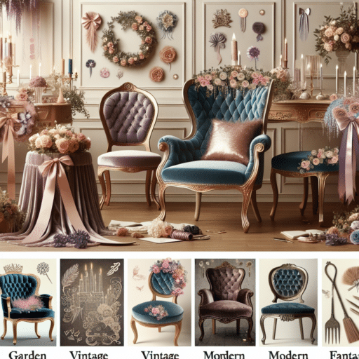 Ideas para Decorar Sillas de Terciopelo en Eventos Temáticos